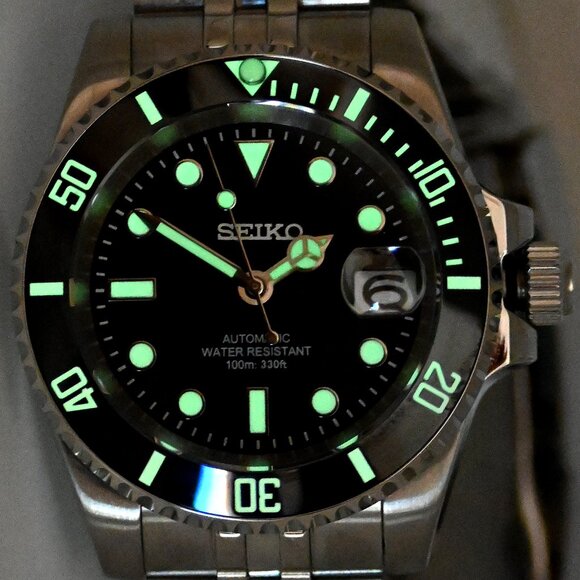 Custom SekoMod “Submariner” style with NH35 Movement 44mm Automatic Diver Watch - Picture 7 of 8
